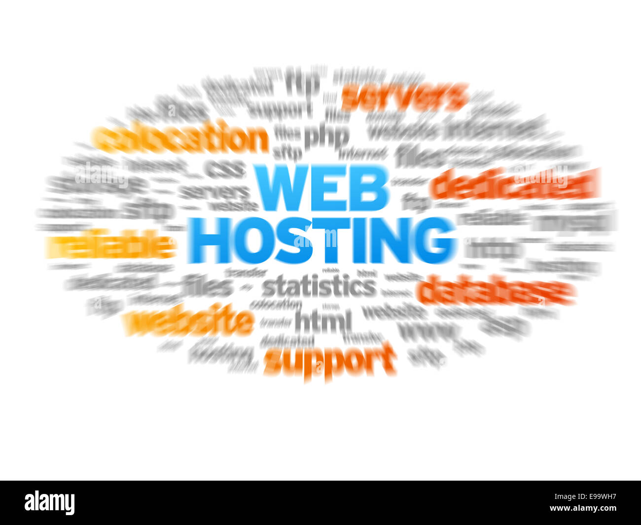 Web-Hosting Stockfoto