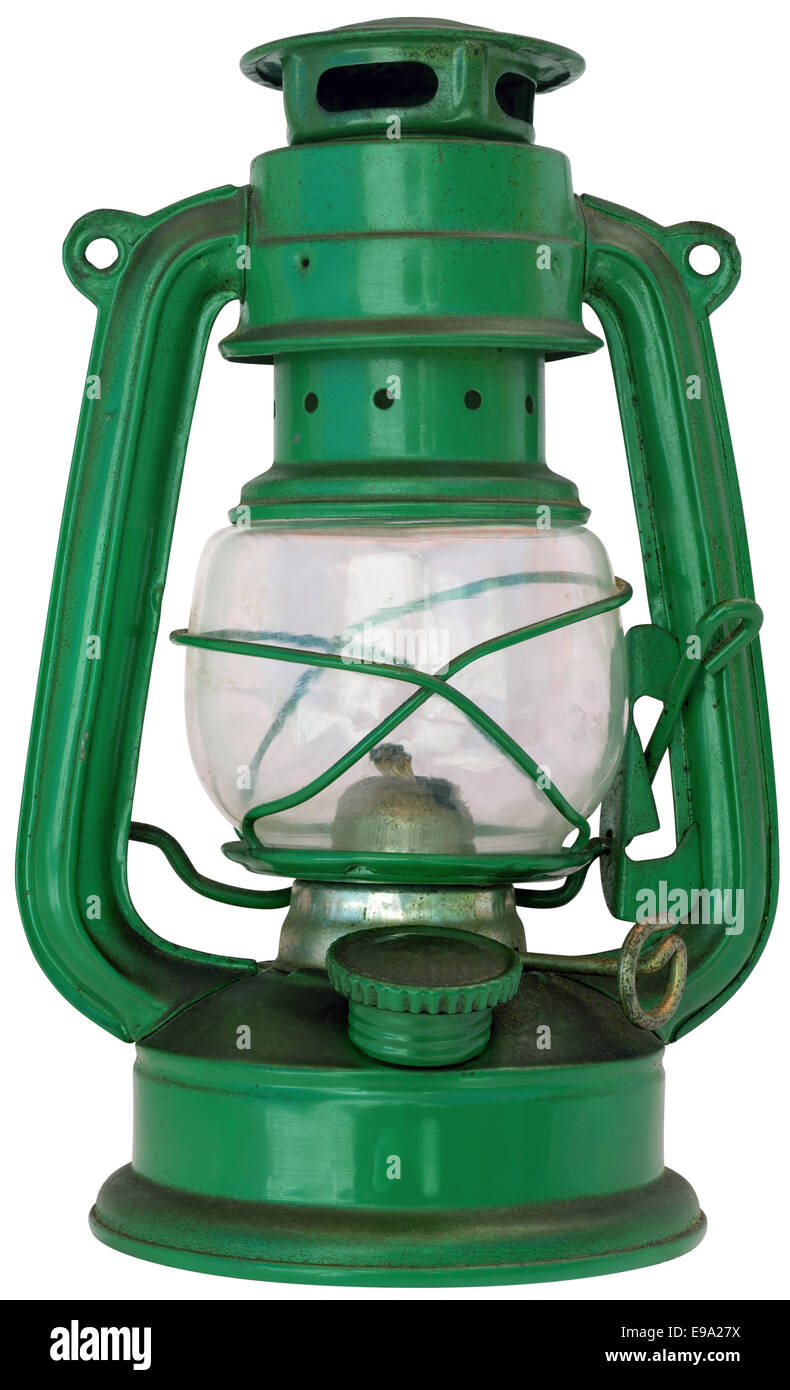 Öl-Lampe-Ausschnitt Stockfoto
