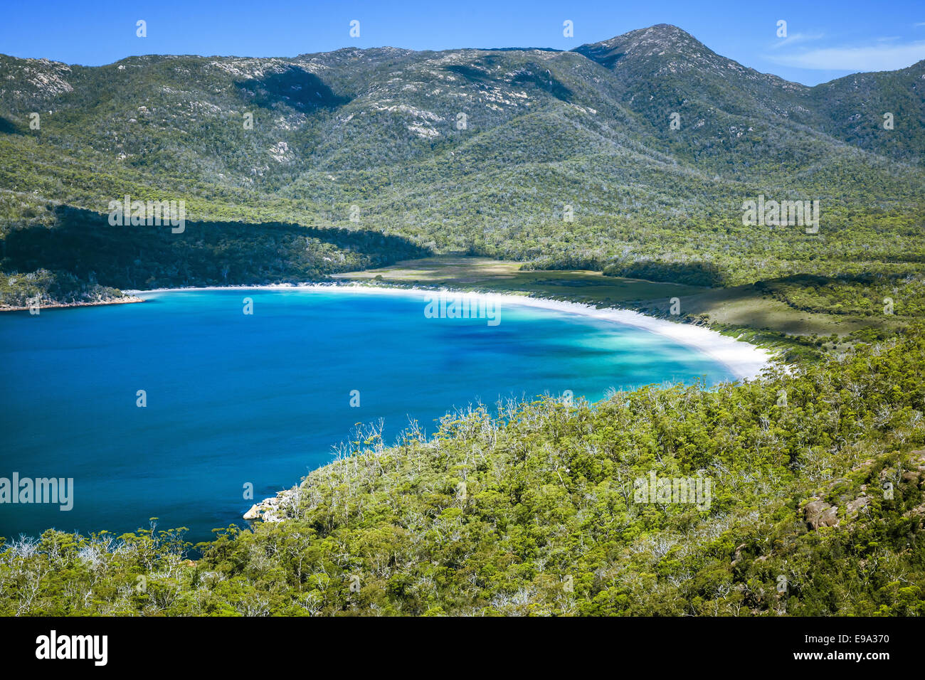 Wineglass bay Stockfoto