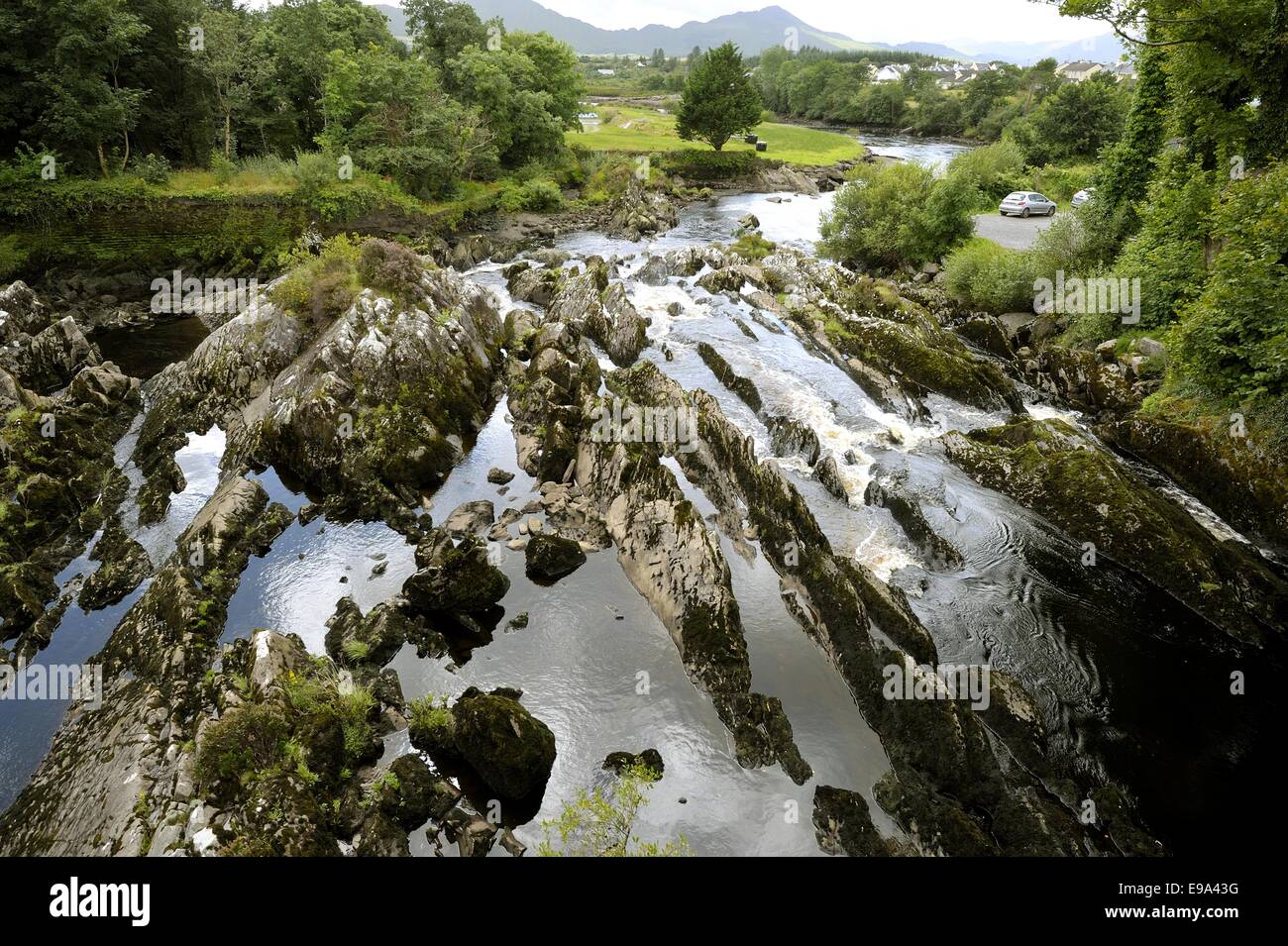 Stream in Killorgin (Irland) Stockfoto