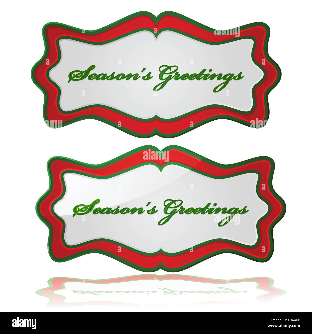 Weihnachts-und Neujahrsgrüße Stockfoto
