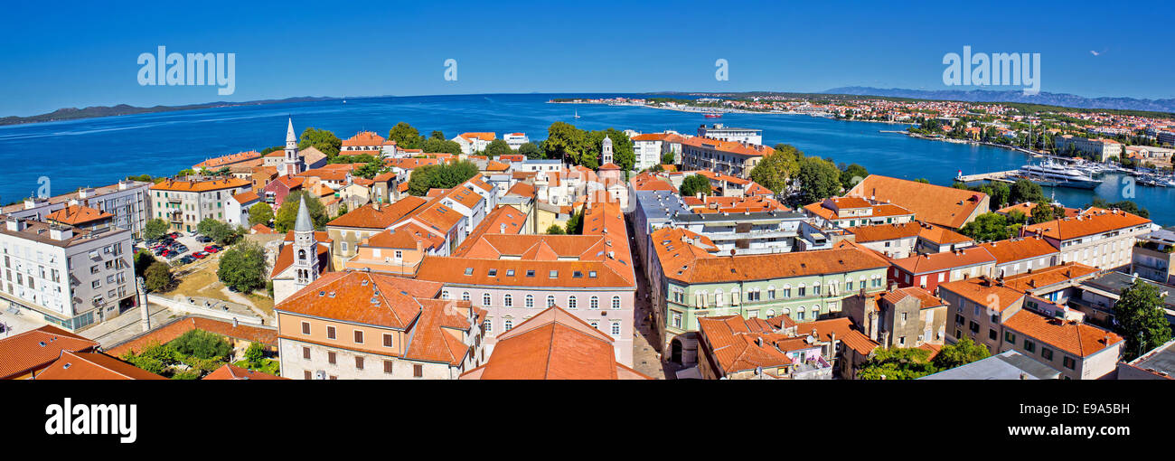 Panorama der Stadt Zadar Stockfoto