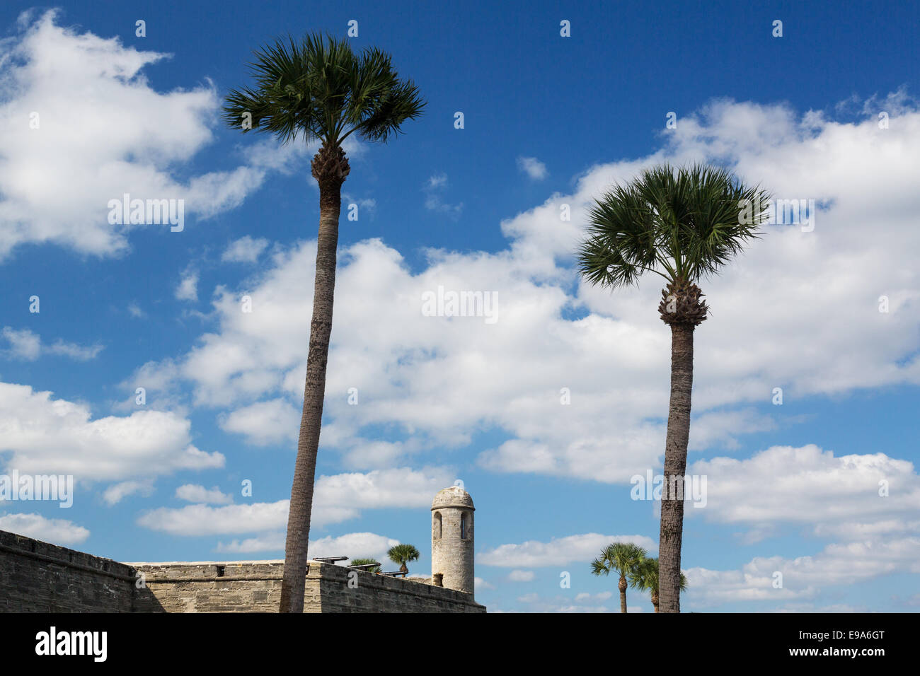 Castillo de San Marcos St Augustine FL Stockfoto