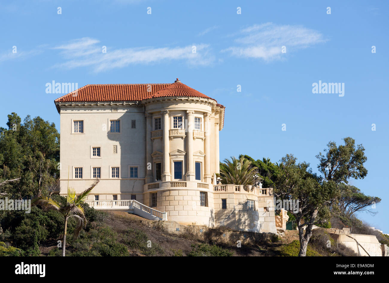 Moderne Villa in Malibu, Kalifornien Stockfoto