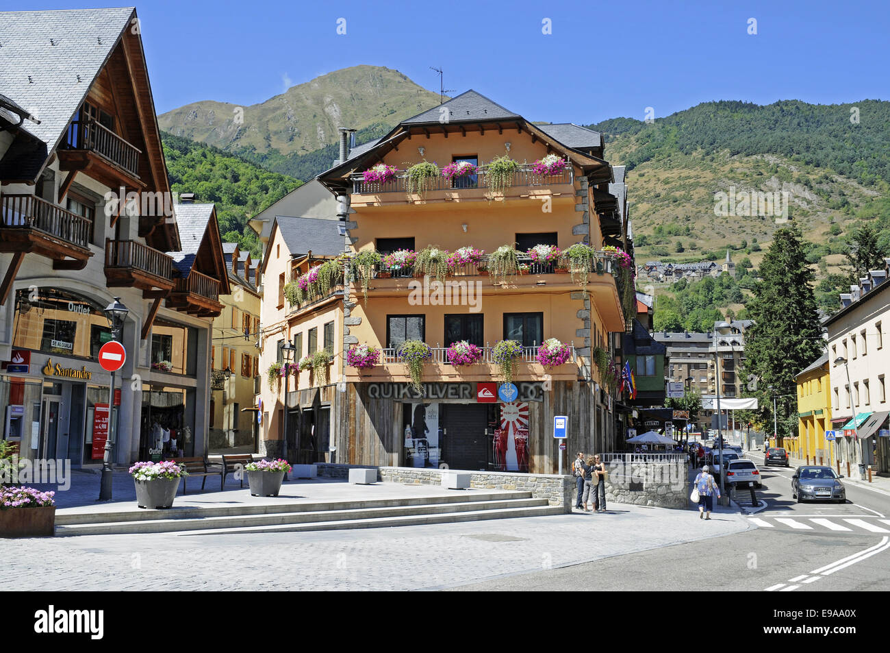 Vielha e Mijaran, Aran-Tal, Frankreich Stockfoto