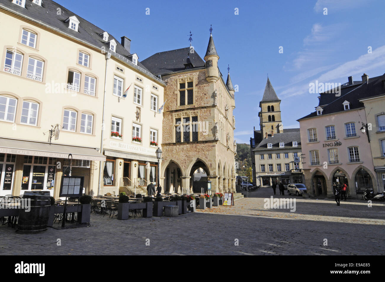 ehemaligen Gerichtshaus, Echternach, Luxemburg Stockfoto