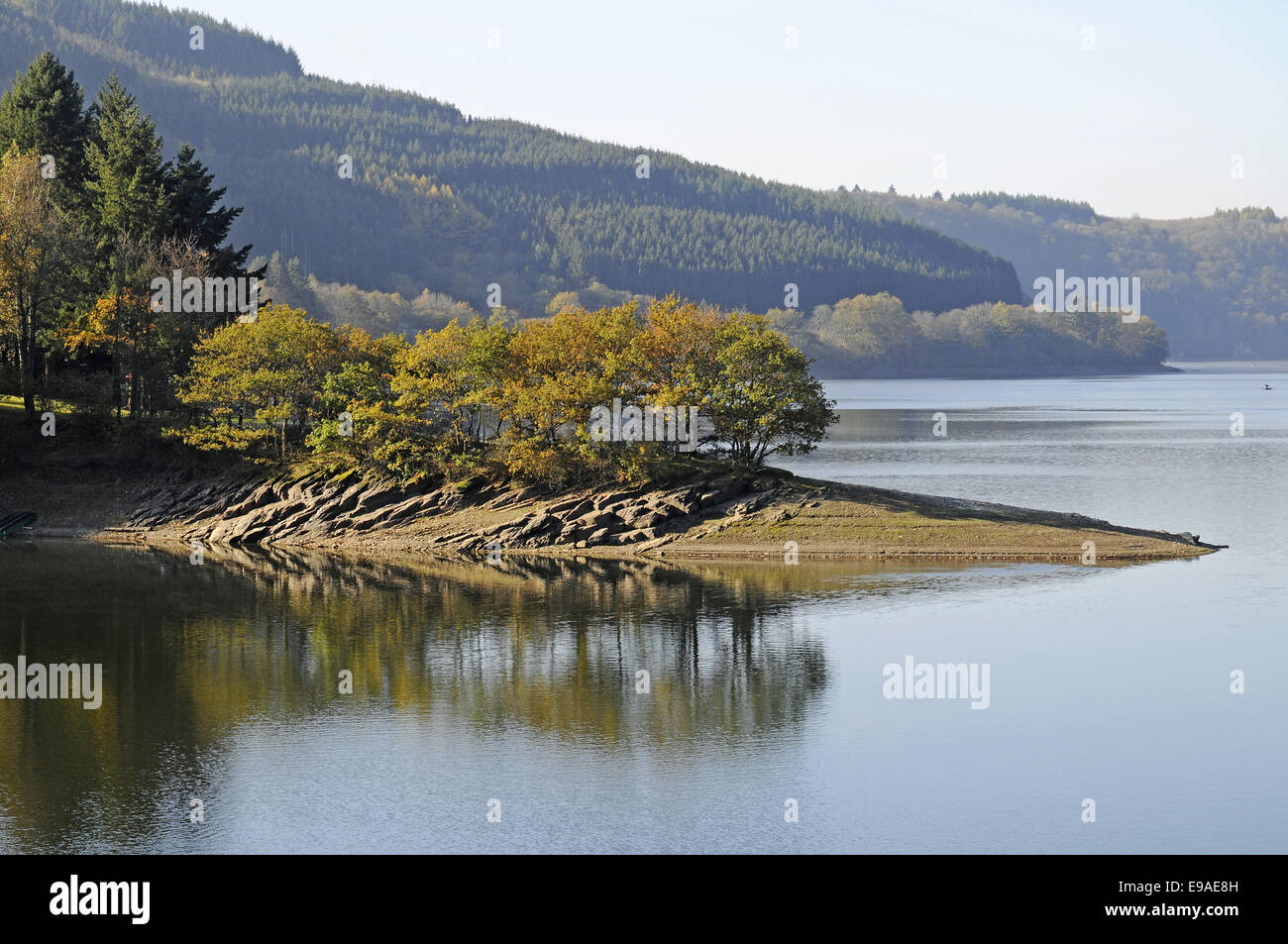 Reservoir, Esch Sur Sure, Luxemburg Stockfoto