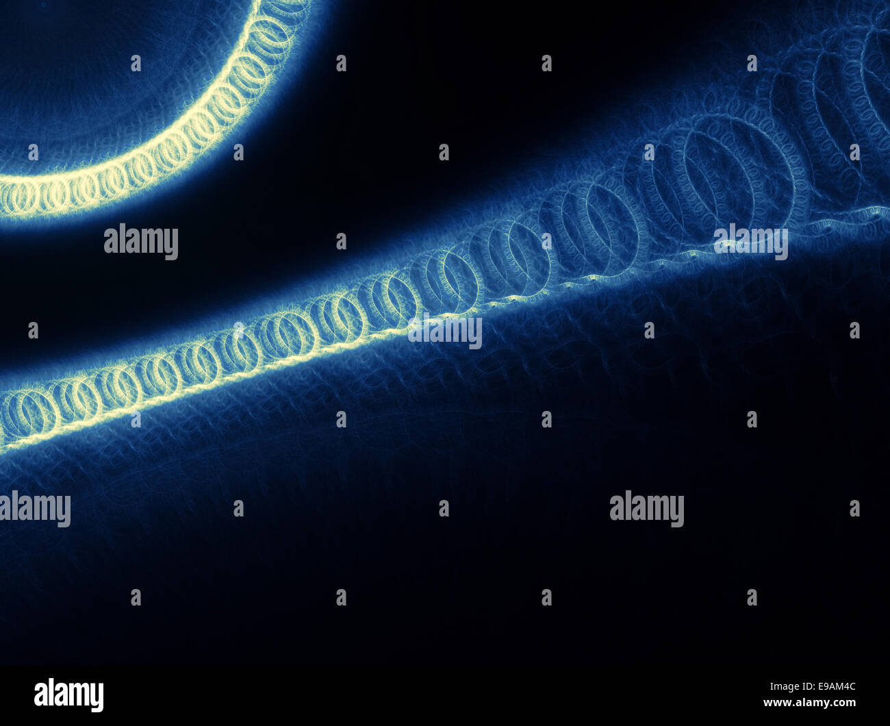 Perpetuum. Perpetuum Mobile. Fraktal-Auslegung Stockfoto