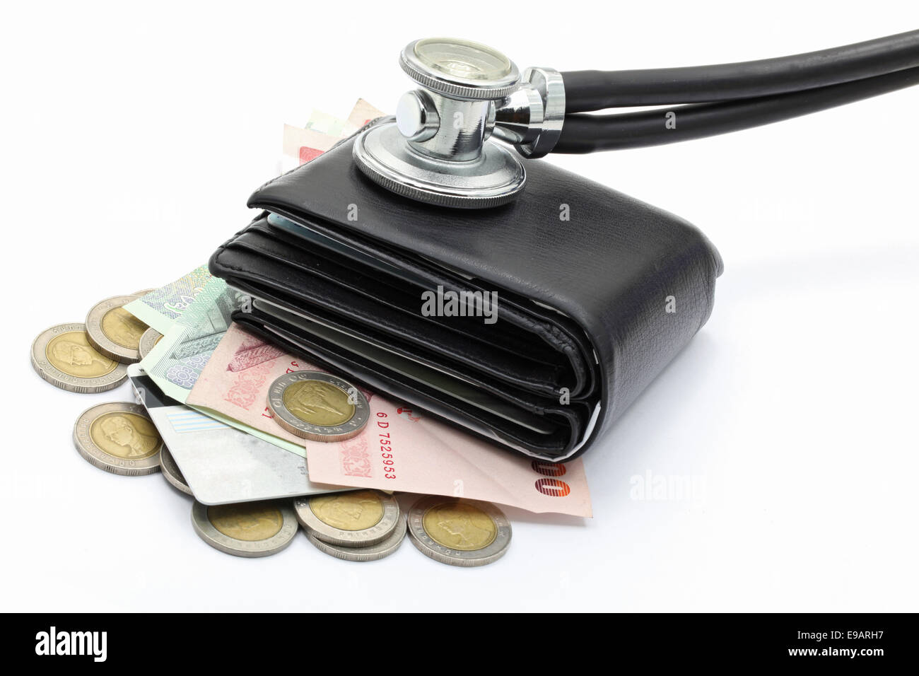 Finanz Versicherung Stockfoto