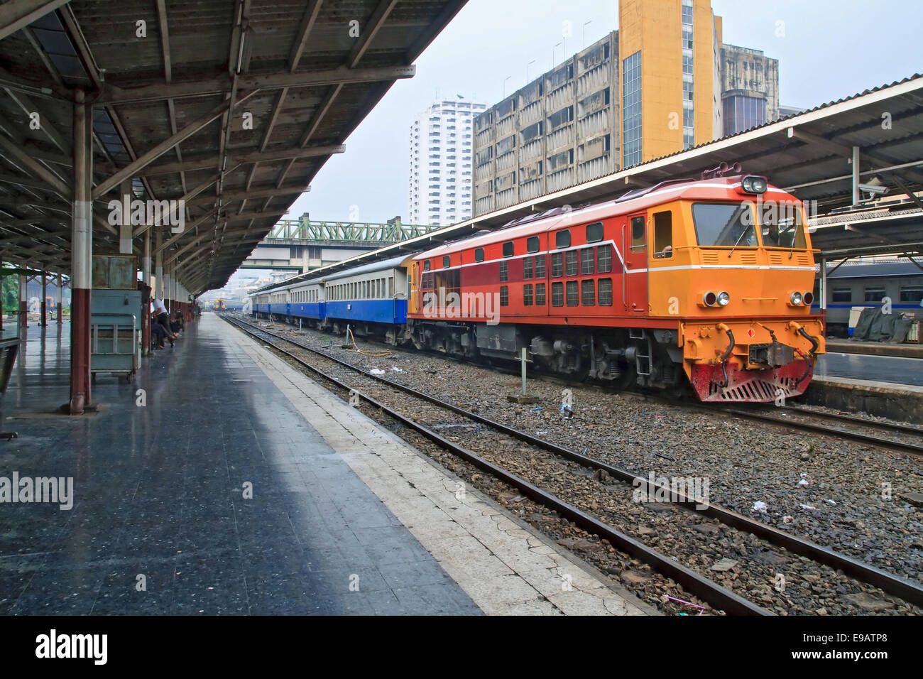 Diesel locomotive Zug Stockfoto