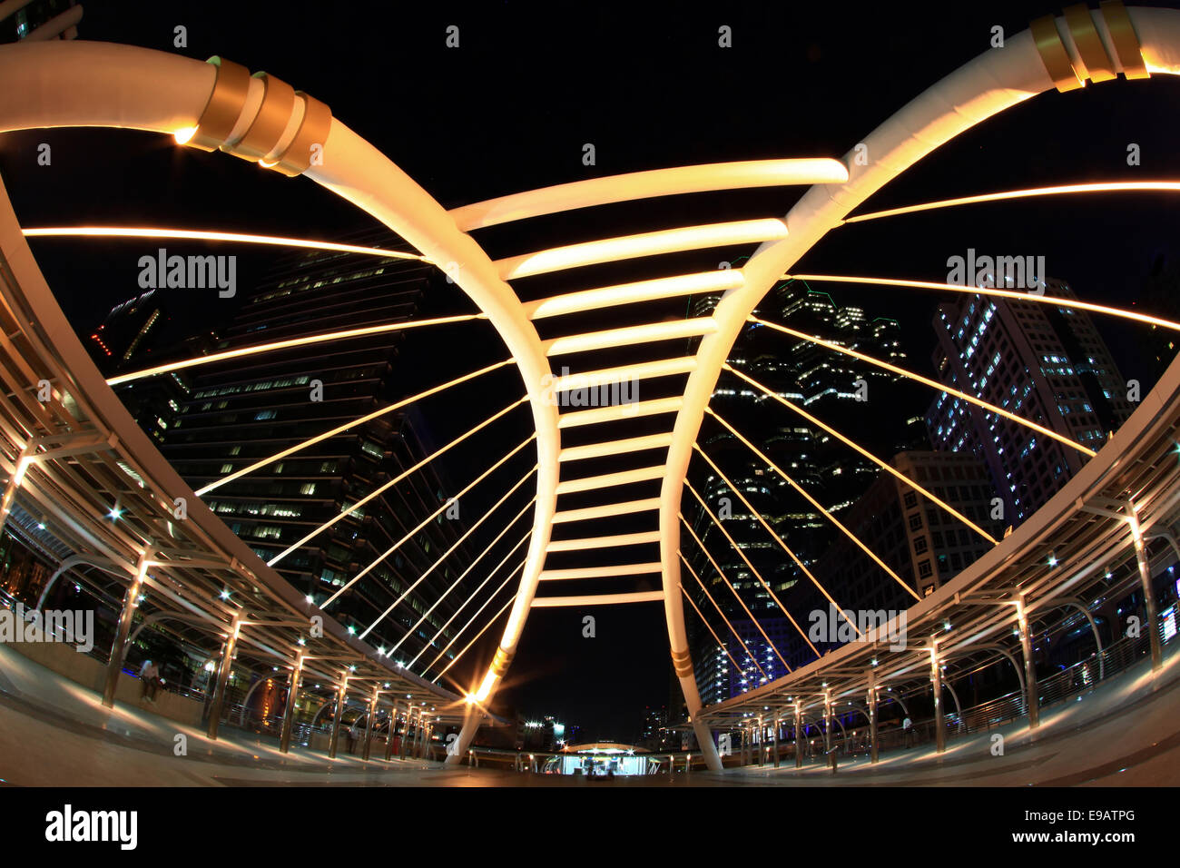Bangkok-Brücke downtown Stockfoto