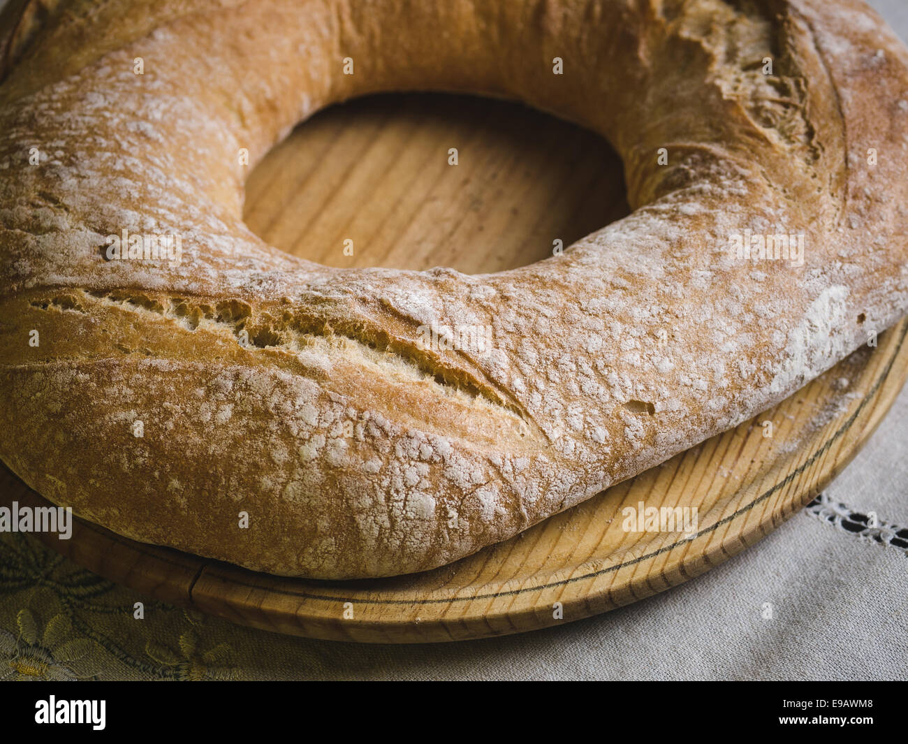 Galizische Brot Eine Typische Und Kostliche Mahlzeit Von Galizien Spanien Stockfotografie Alamy 