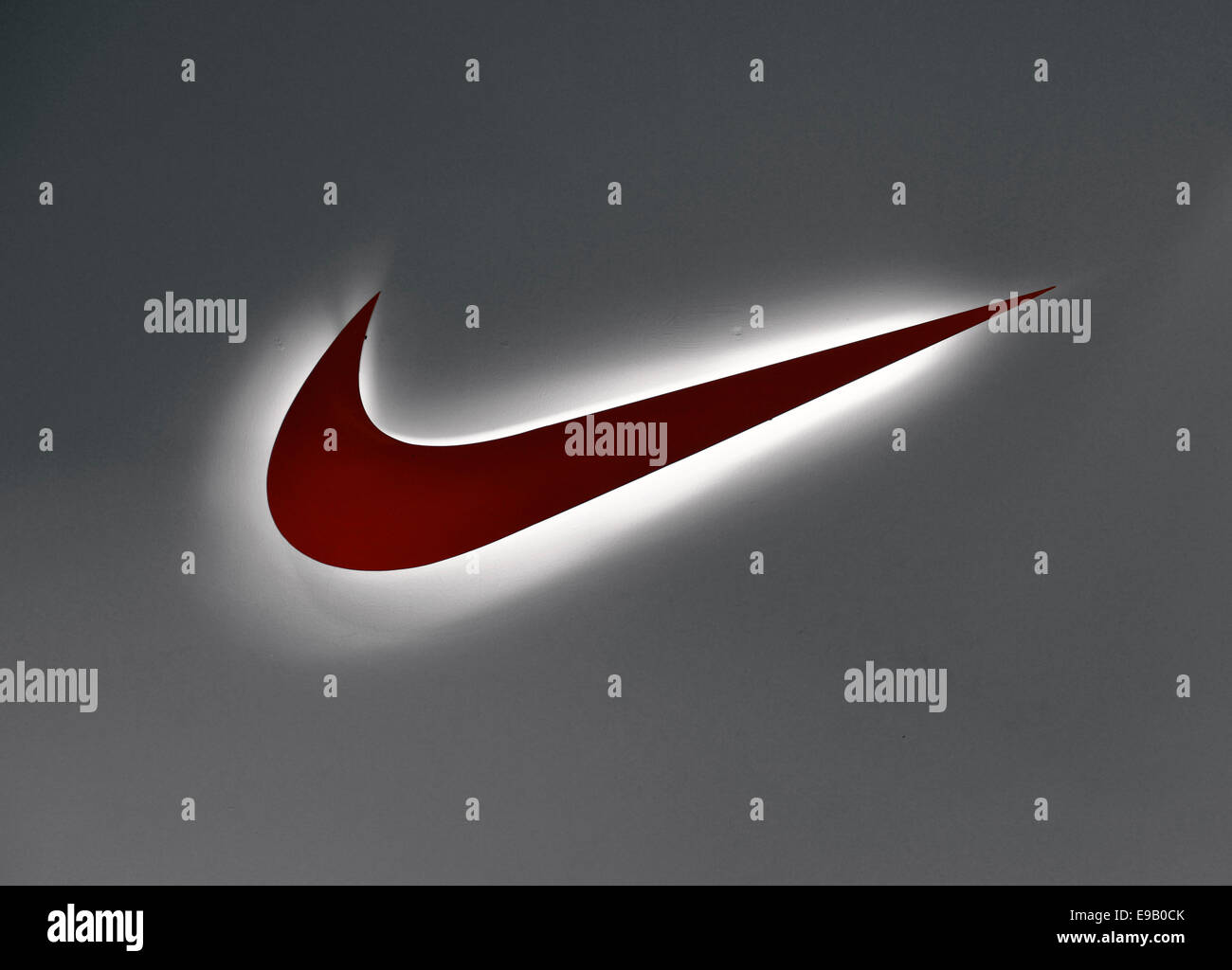 Nike-logo Stockfoto