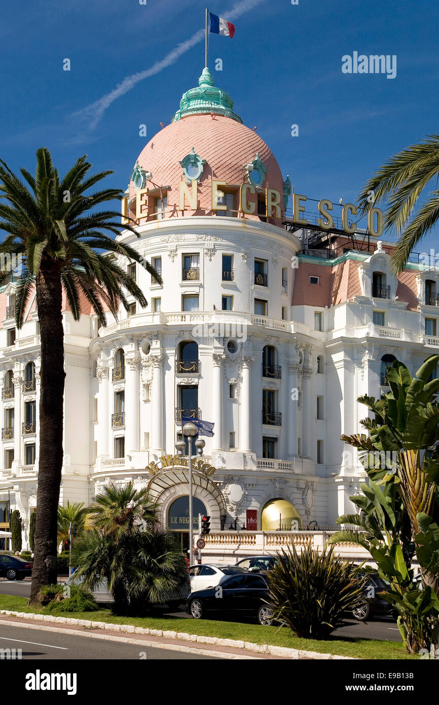 Hotel Negresco in Nizza, Provence-Alpes-Côte d ' Azur, Frankreich Stockfoto