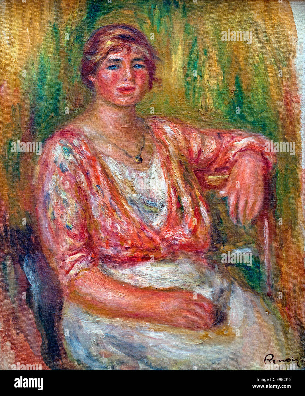 La Boulangère 1913 Pierre Auguste Renoir 1841-1919 Französisch impressionistischen Frankreich Stockfoto