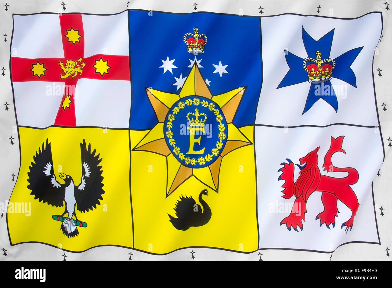 Die Königin persönliche australische Flagge Stockfoto