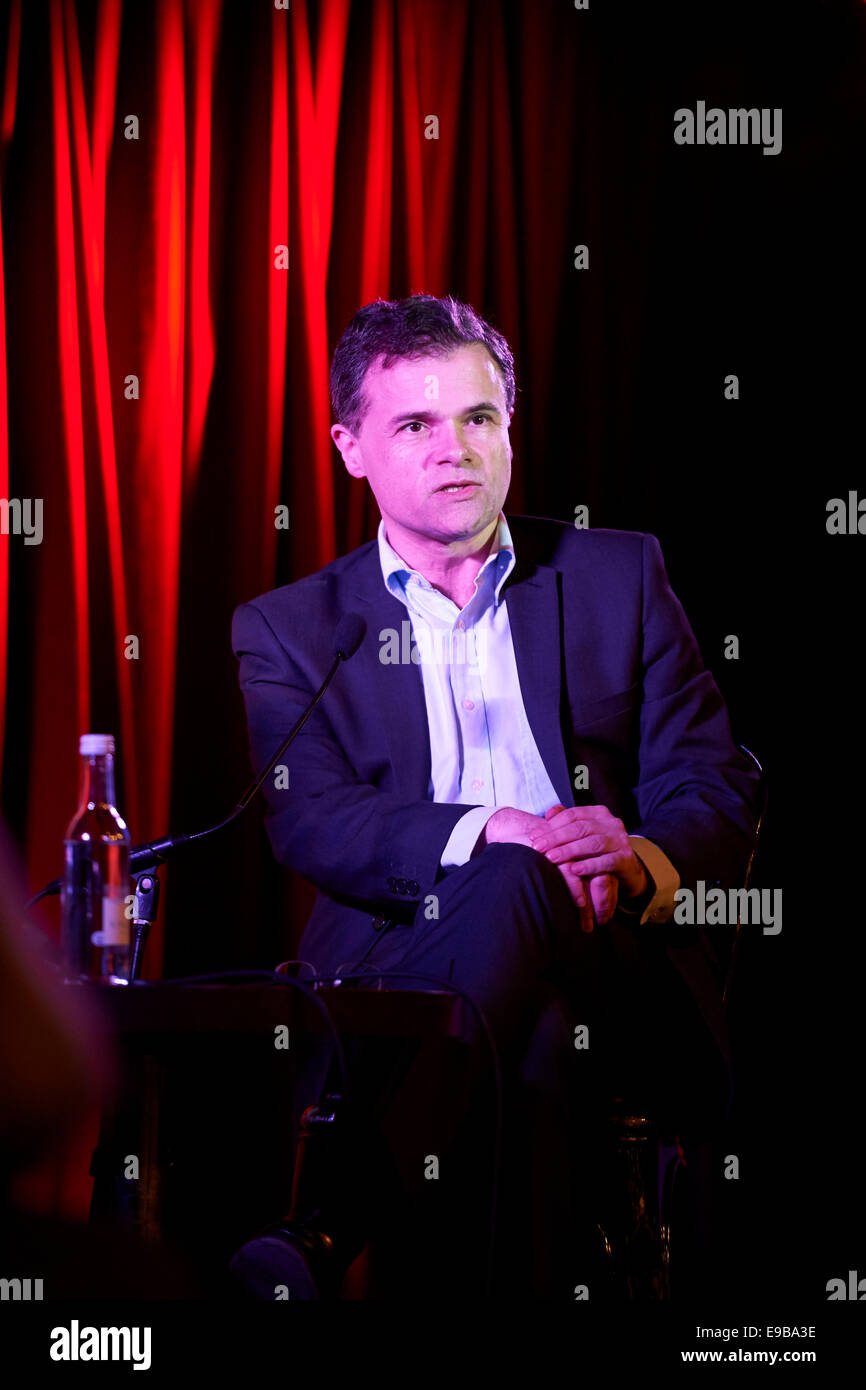 Oliver Kamm beim Soho Literary Festival Stockfoto