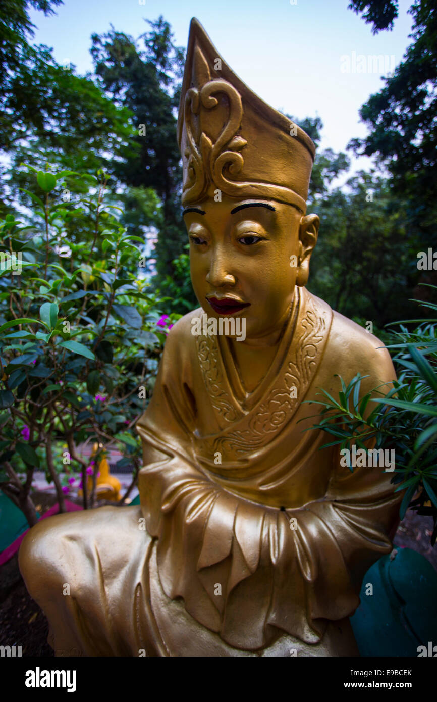 10.000 Buddhas Kloster, Hong Kong Stockfoto