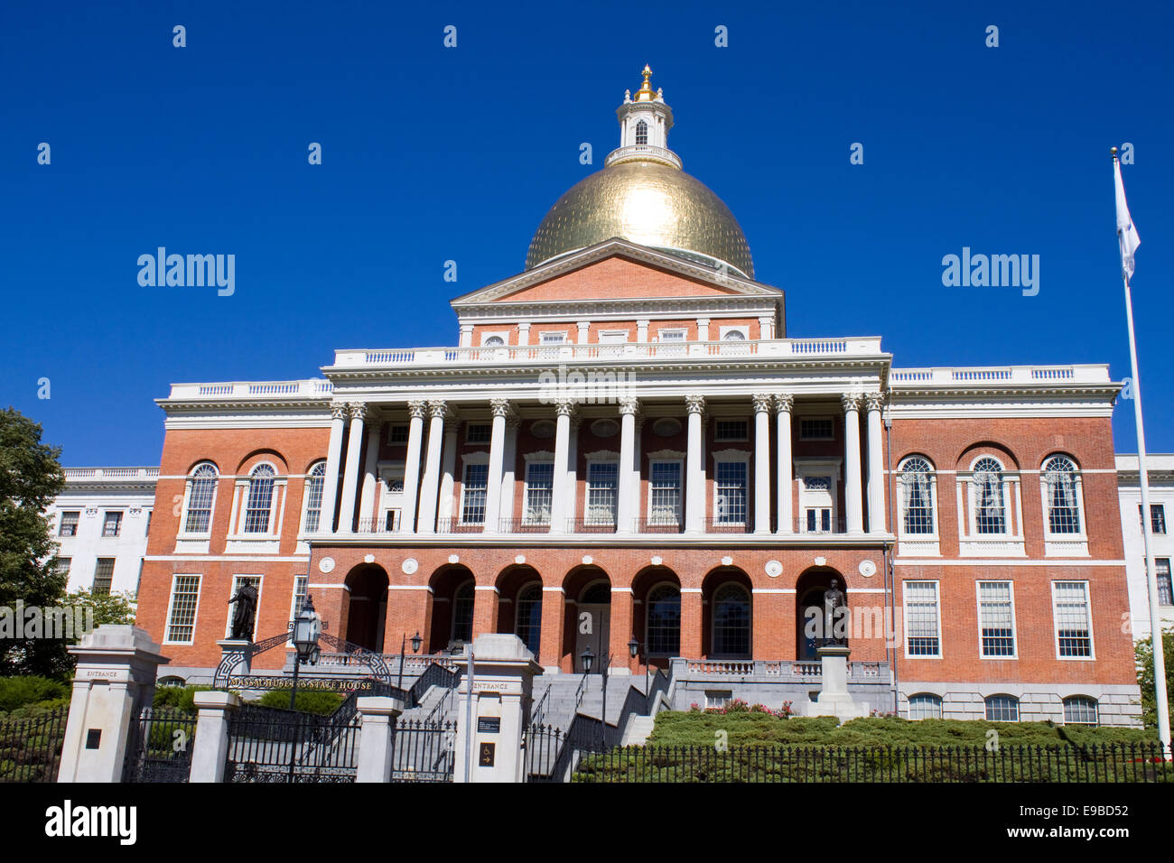 Massachusetts State House Hotel liegt in der Innenstadt von Boston, MA, USA. Stockfoto