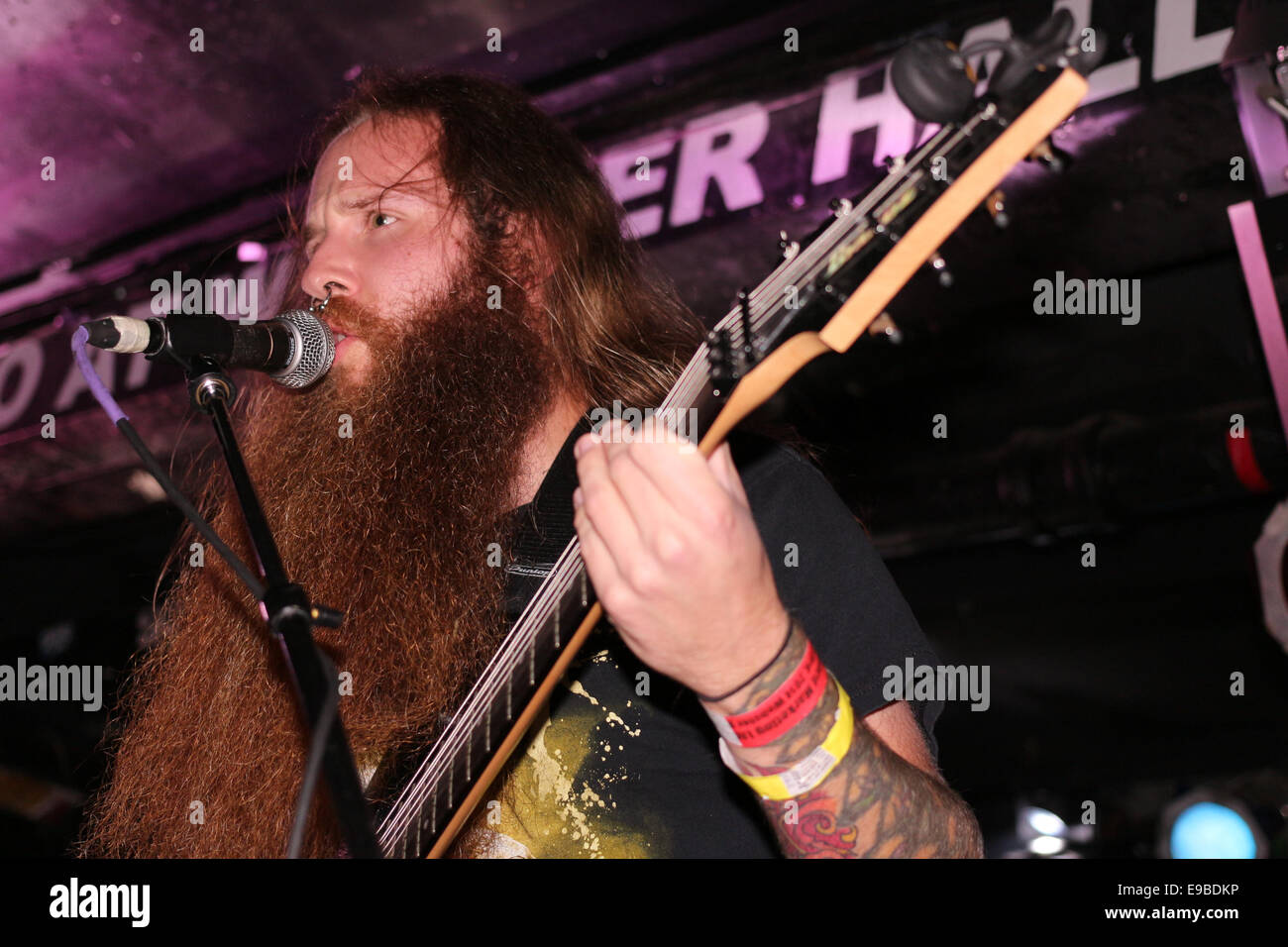 New York, New York, USA. 23. Oktober 2014. Black Crown initiieren spielt Metall in der Webster Hall für CMJ Music Marathon, New York, 23. Oktober 2014, Foto von John Marshall Mantel Credit: John Marshall Mantel/ZUMA Draht/Alamy Live News Stockfoto