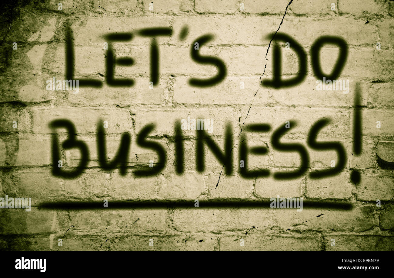 Konzept, handschriftlich mit Kreide - Farbbild Stockfoto