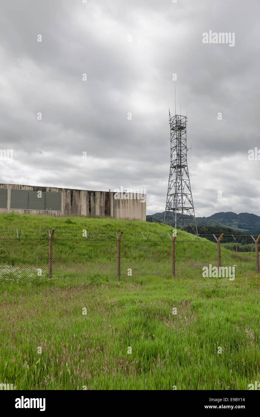 RGH Atombunker im Cultybraggan Camp Stockfoto