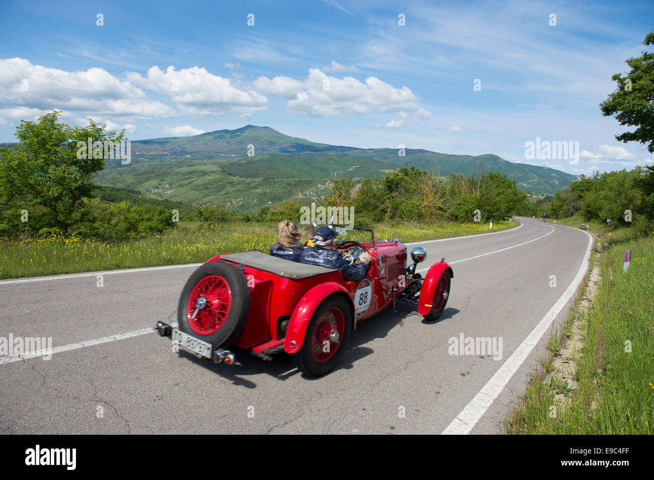 Mille Miglia, Oldtimer, Auto, 1000 Miglia, 2014, Tuscany Stockfoto