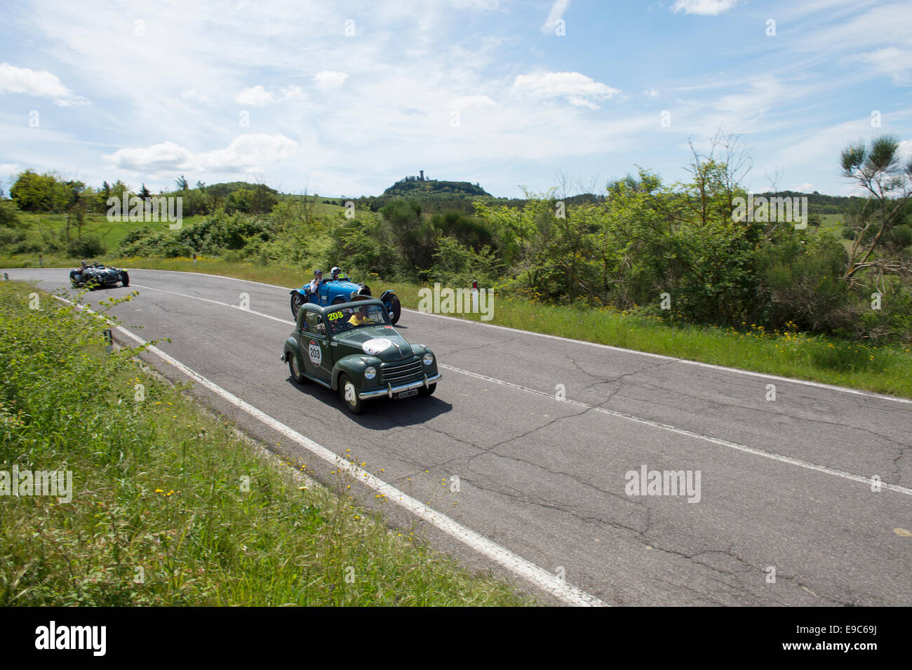 Mille Miglia, Oldtimer, Auto, 1000 Miglia, 2014, Tuscany Stockfoto
