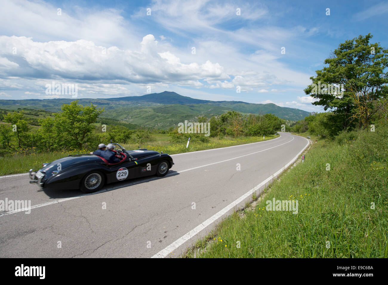 Mille Miglia, Oldtimer, Auto, 1000 Miglia, 2014, Tuscany Stockfoto