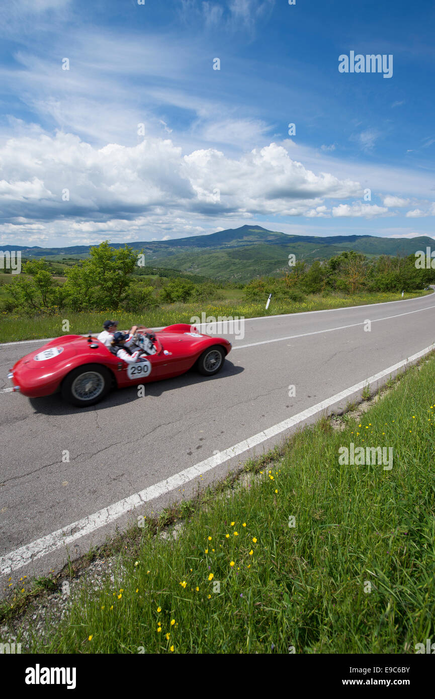 Mille Miglia, Oldtimer, Auto, 1000 Miglia, 2014, Tuscany Stockfoto