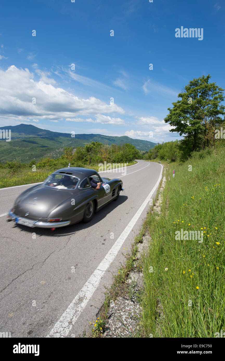 Mille Miglia, Oldtimer, Auto, 1000 Miglia, 2014, Tuscany Stockfoto