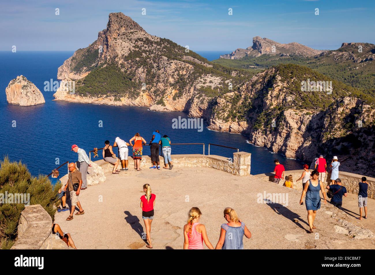 Formentor Sicht, Mallorca - Spanien Stockfoto