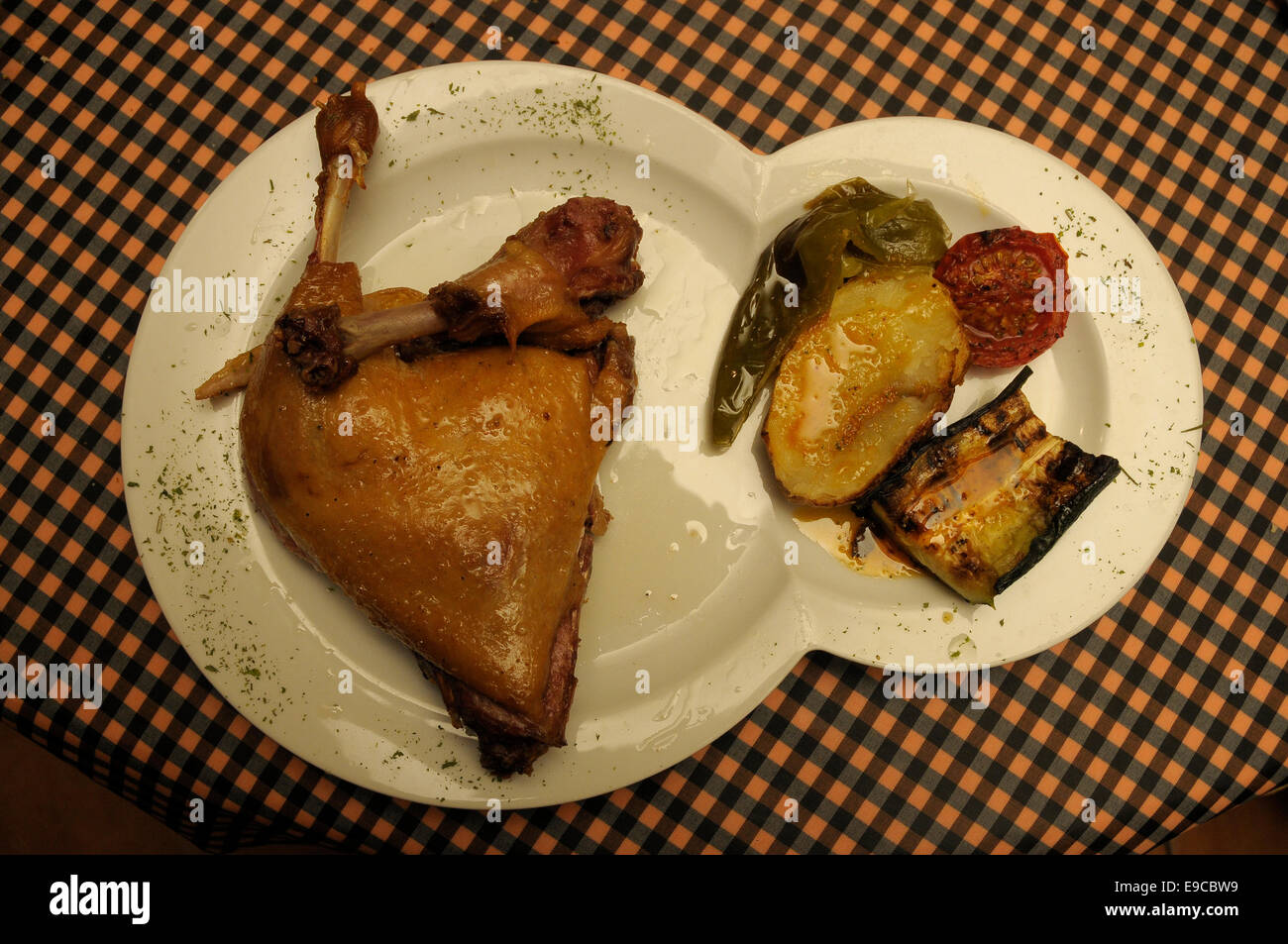 Restaurant El Recó de l'Avi. El Restaurante El "RECÓ" DEL AVI Fundado Por Joan Casals.Bergueda, BARCELONA Stockfoto
