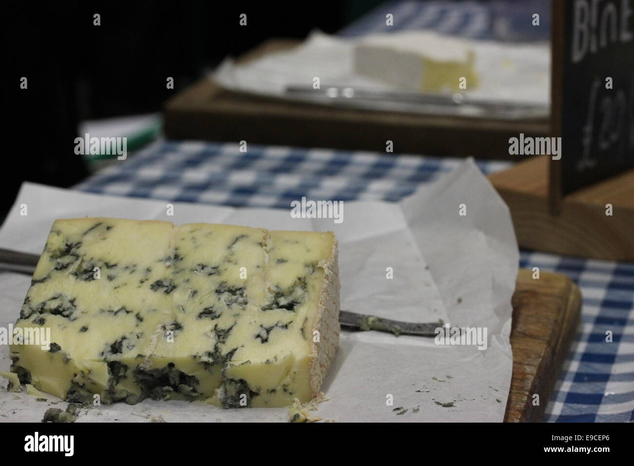 Stilton Käse Stockfoto