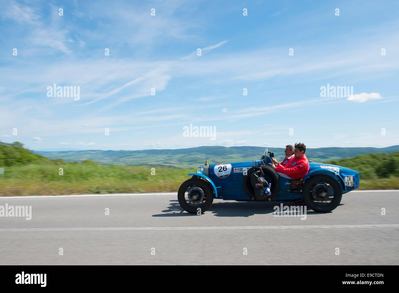 Mille Miglia, Oldtimer, Auto, 1000 Miglia, 2014, Tuscany Stockfoto