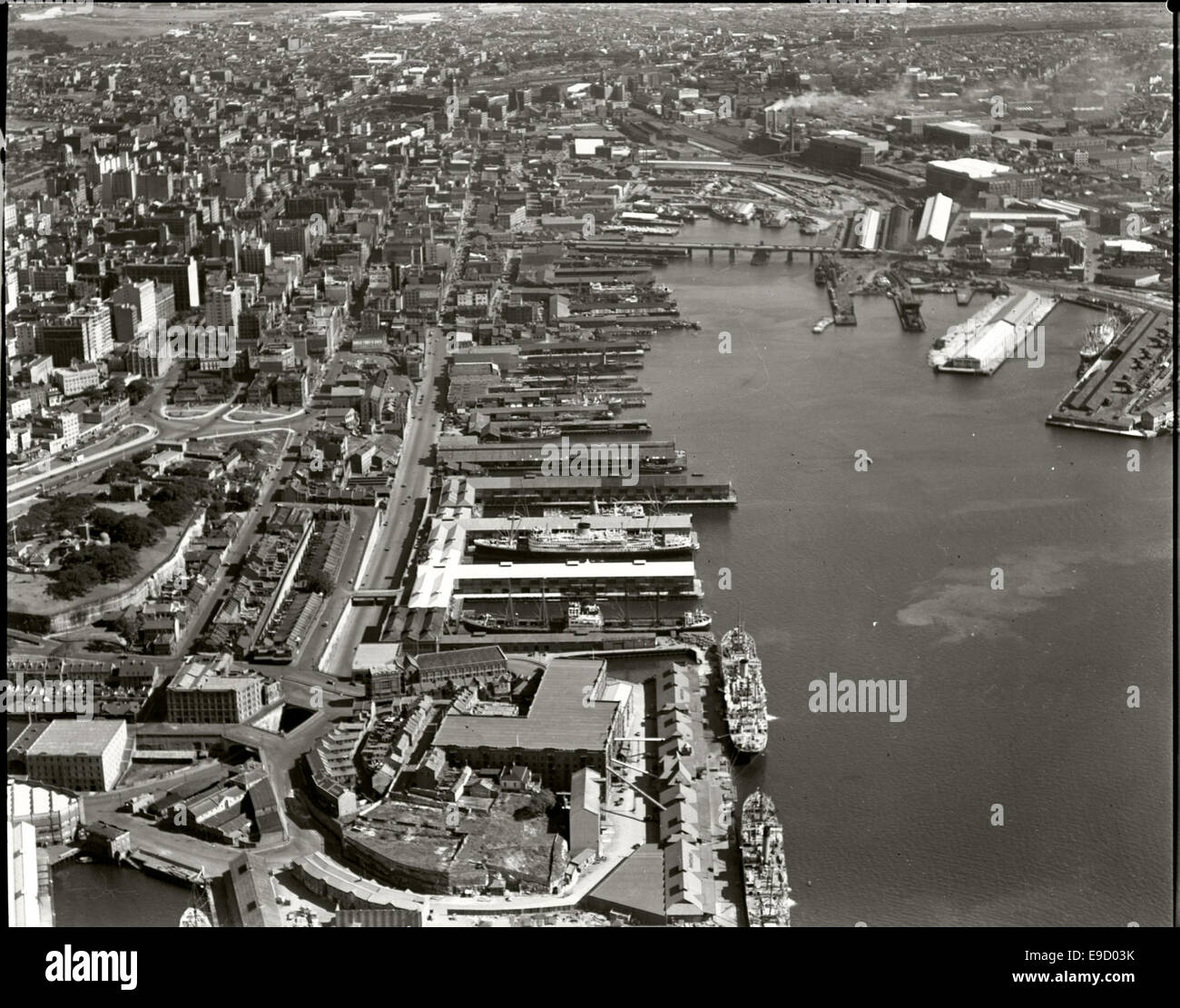 Darling Harbour und die Pyrmont Bridge, 26. November 1937 12530727683 o Stockfoto