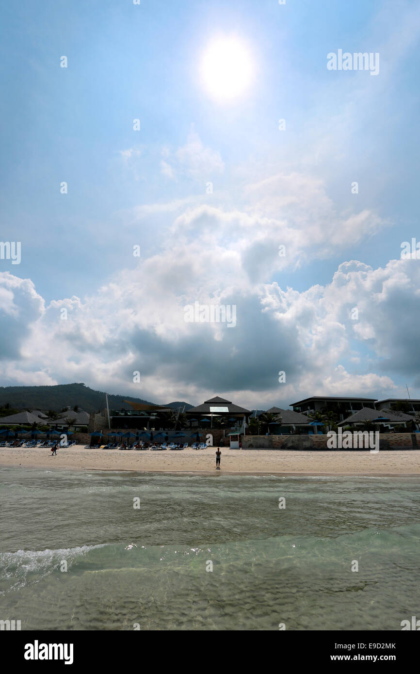 Seenlandschaft auf der Insel Stockfoto