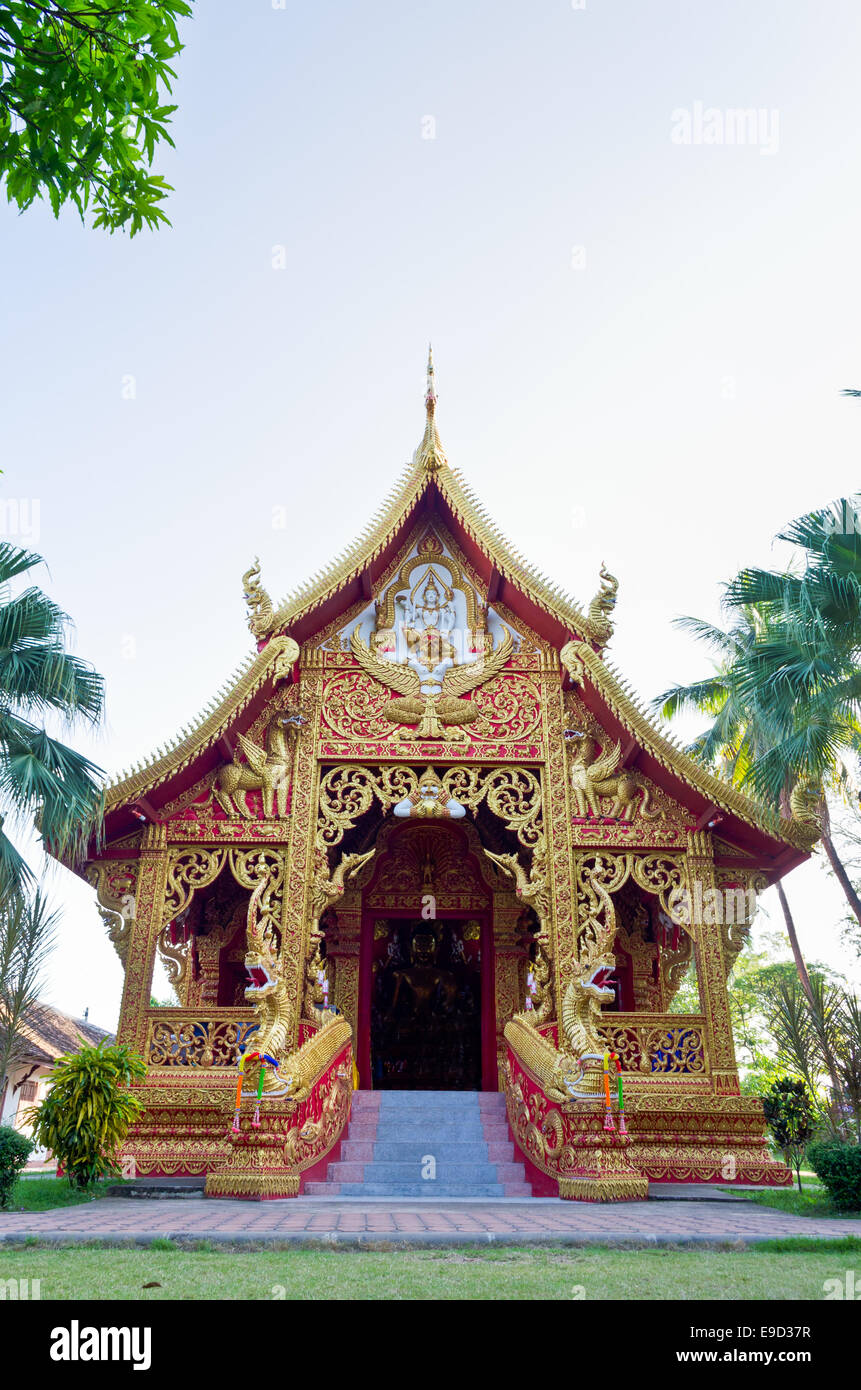 Kapelle des Wat Phra, die Lampang Luang Tempel in Lampang Provinz im Norden von Thailand Stockfoto