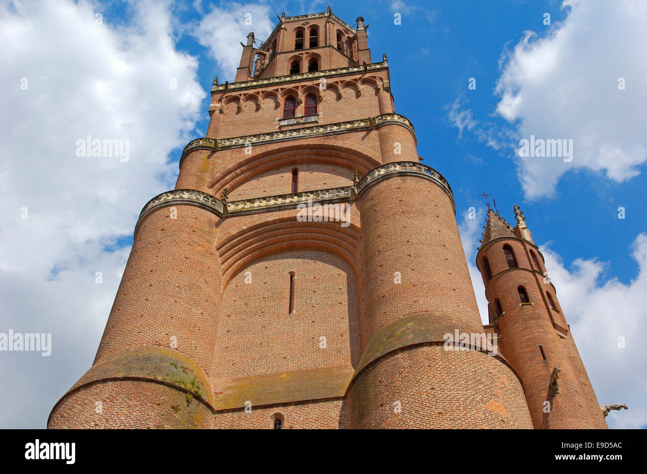 Albi, Kathedrale, Kathedrale von Saint Cecile, Ste Cecile Cathedrale, Sainte Cecile Kathedrale, Tarn, Midi-Pyrenäen, Frankreich. Europa Stockfoto