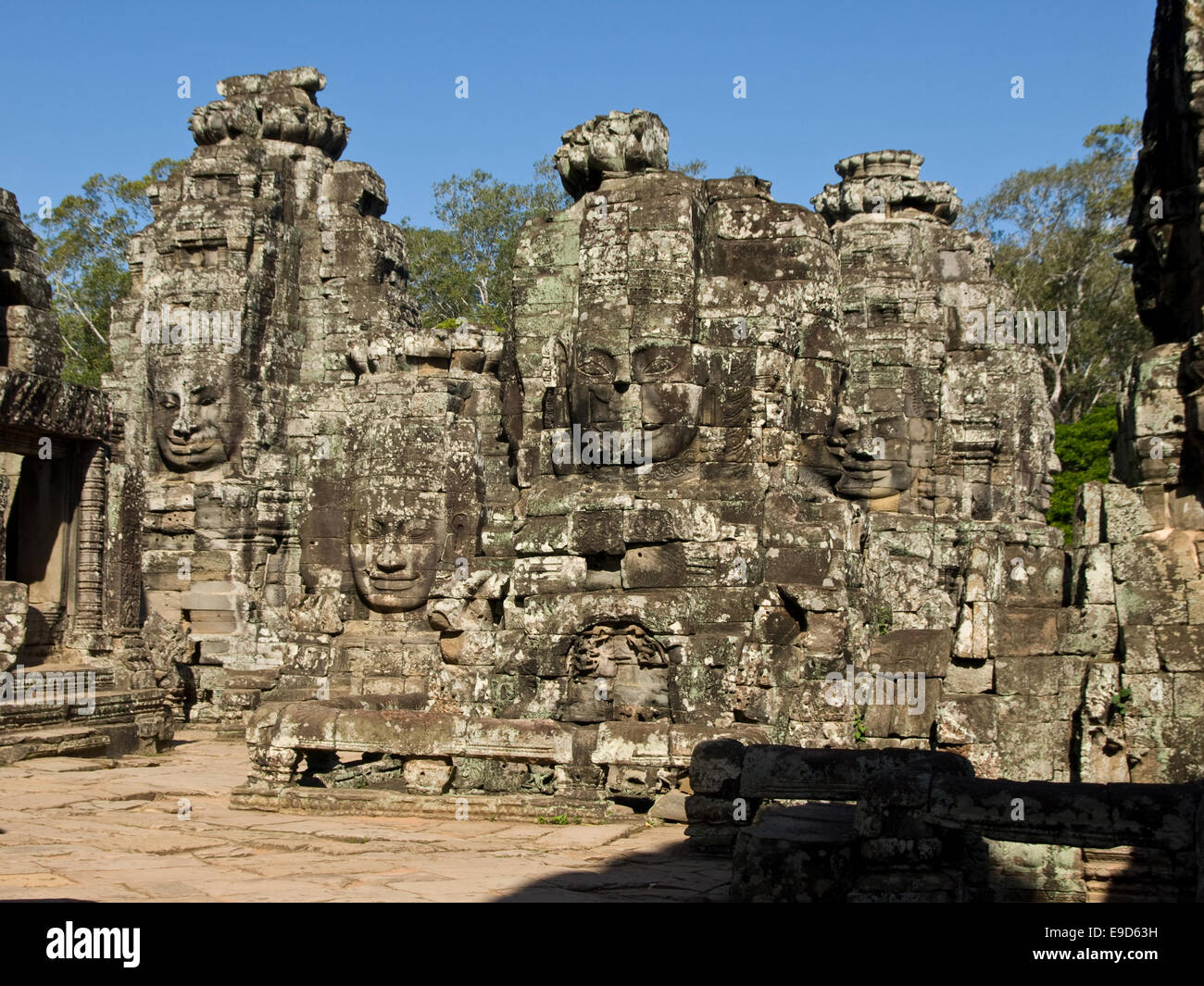 Das Bild des Antient Tempel in Kambodscha Stockfoto