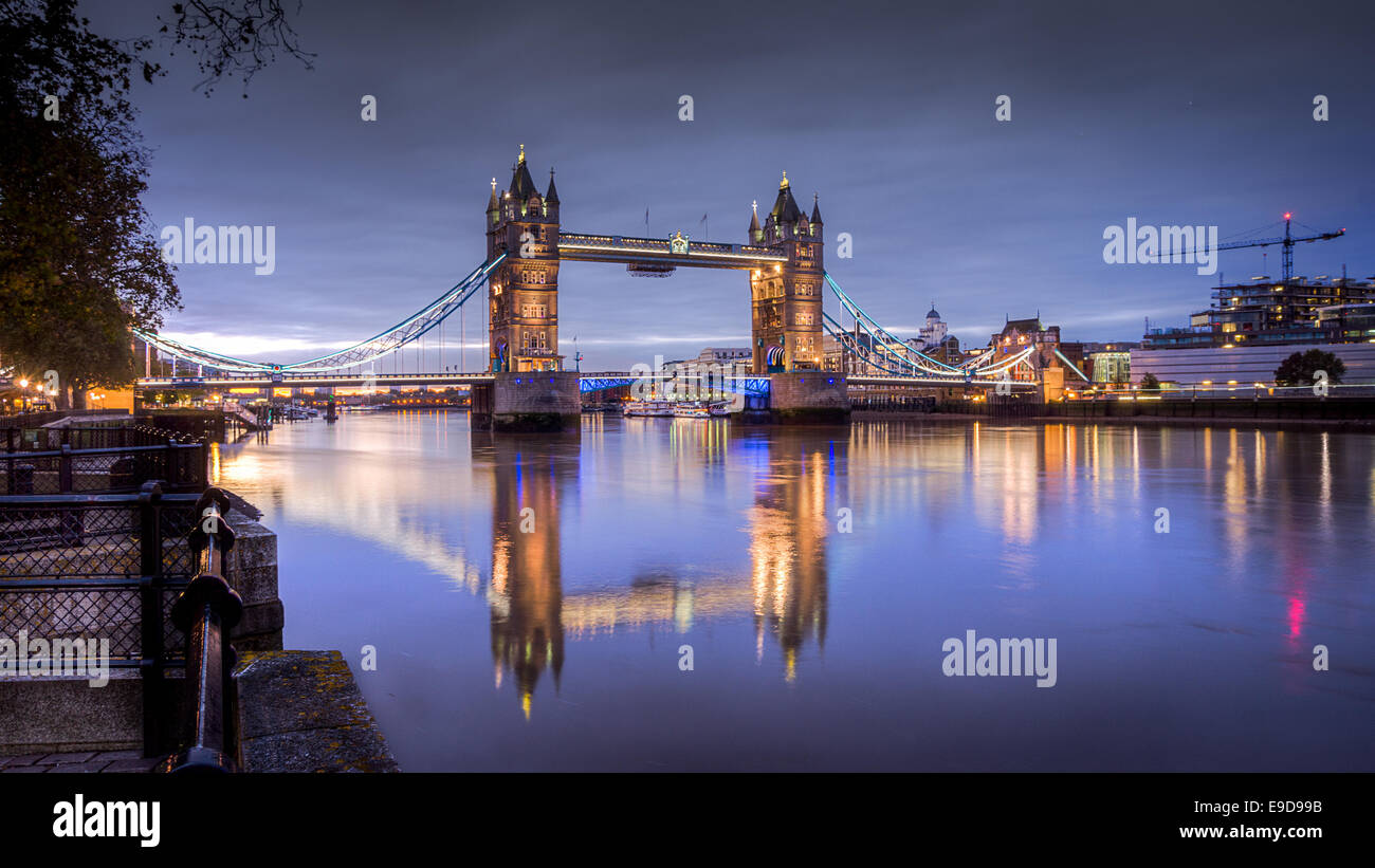HDR-Bild der Tower bridge Stockfoto