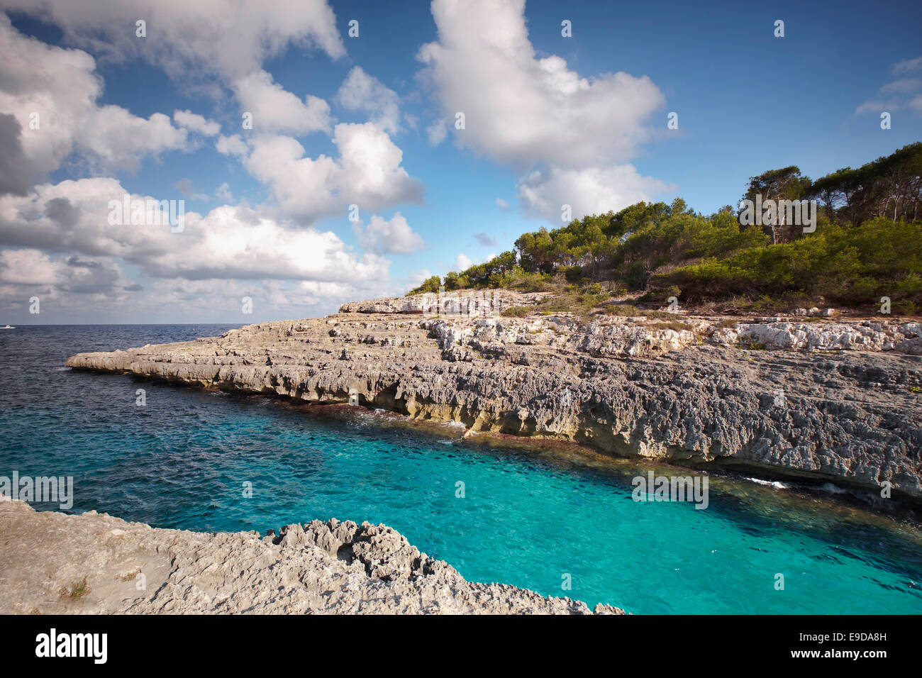 Mallorca Meer. Stockfoto