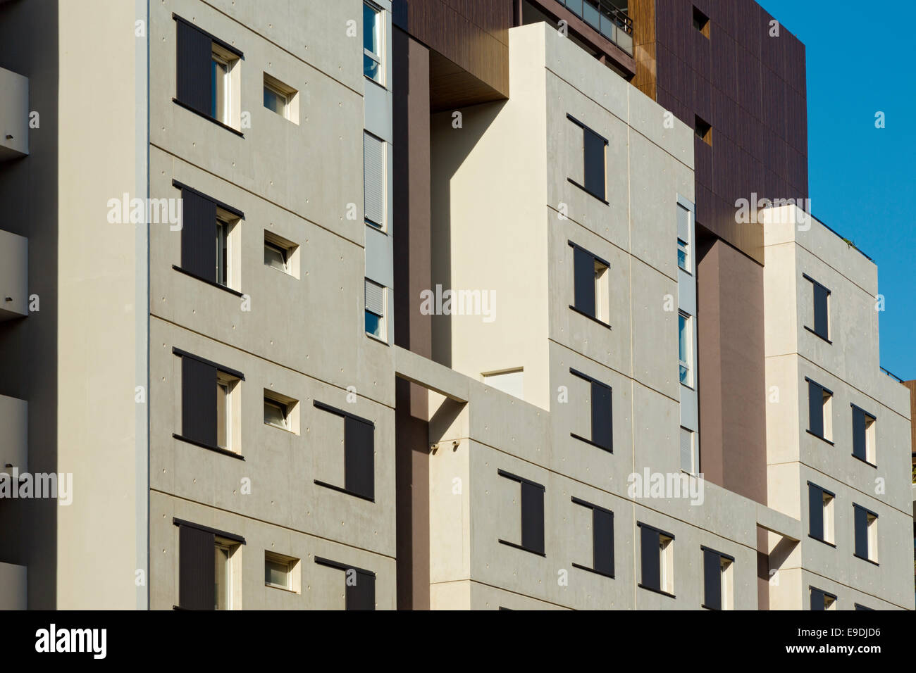 Moderne Architektur, Bezirk von Port Marianne, Montpellier, Herault, Frankreich Stockfoto