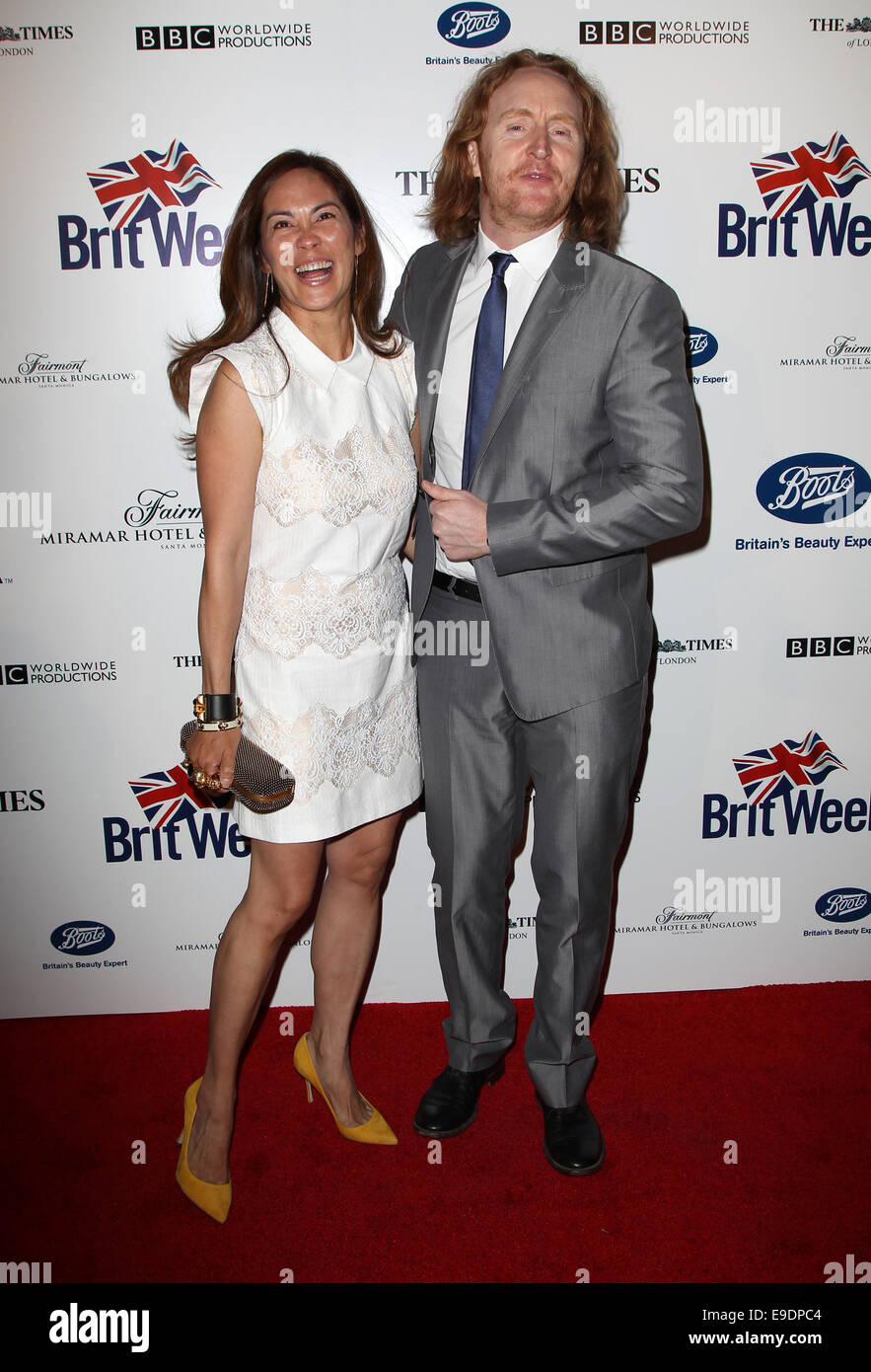 8. jährliche BritWeek Launch Party mit: Tony Curran, Mai Nguyen wo: Los  Angeles, California, Vereinigte Staaten von Amerika bei: 22. April 2014  Stockfotografie - Alamy