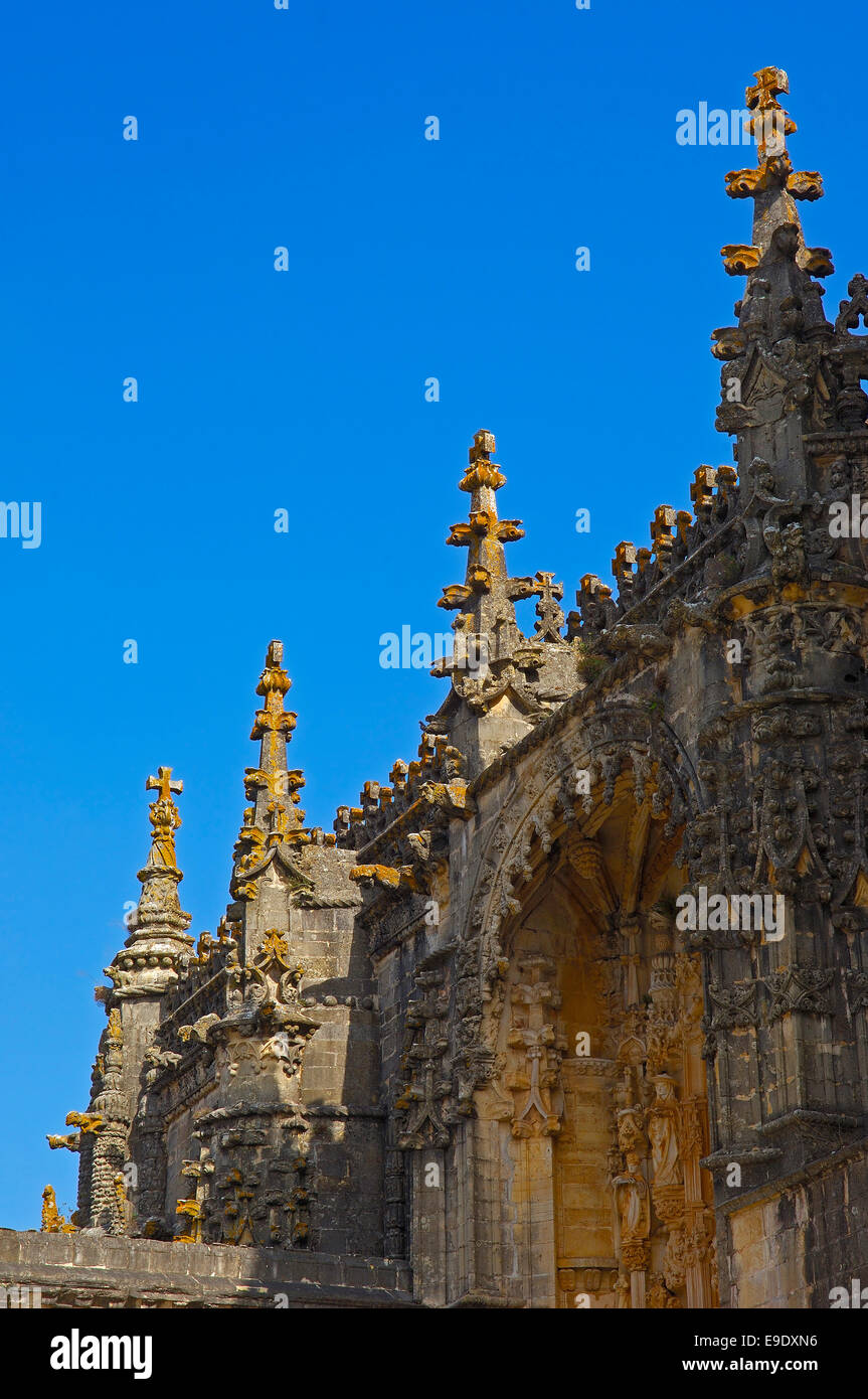 Tomar, Kloster des Ordens Christus, Santarem District, Ribatejo, Portugal Stockfoto
