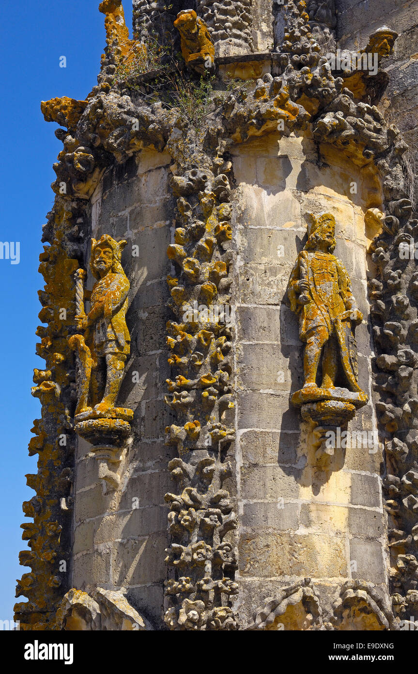 Tomar, Kloster des Ordens Christus, Santarem District, Ribatejo, Portugal Stockfoto