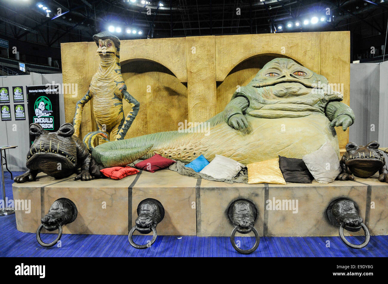 Belfast, Nordirland. 26. Oktober 2014 - Jabba die Hütte anzeigen an Film- und Comicon 2014 Credit: Stephen Barnes/Alamy Live News Stockfoto
