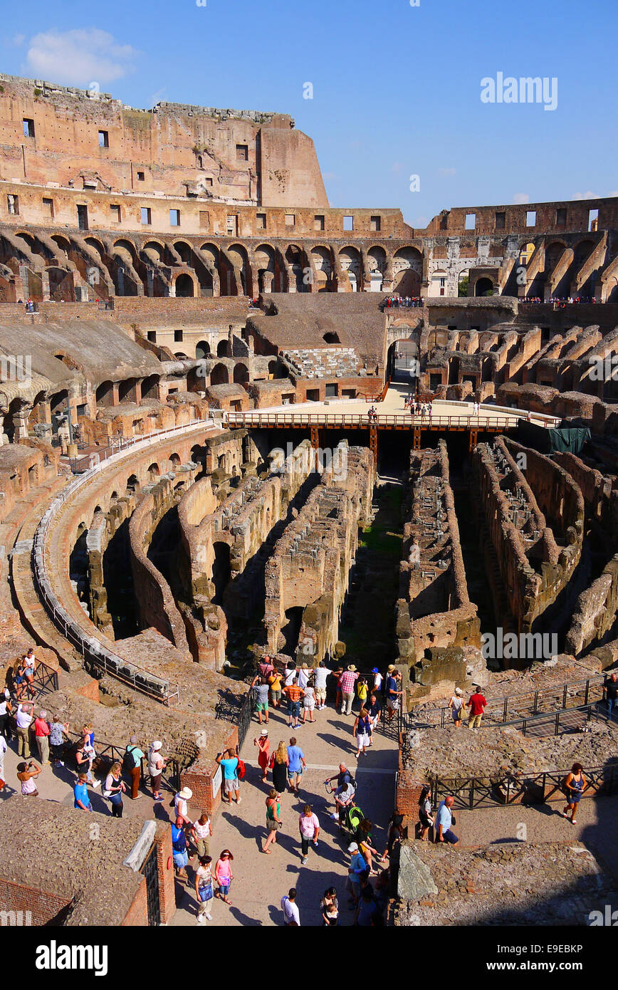 Das Kolosseum in Rom, Italien. Stockfoto