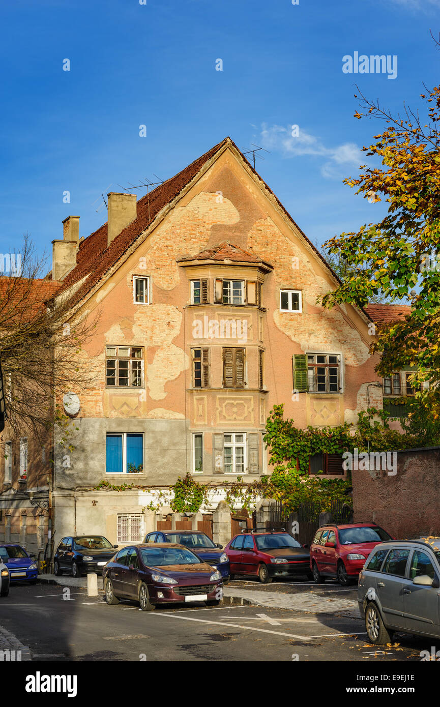 Schickes Haus in Brasov, Rumänien Stockfoto