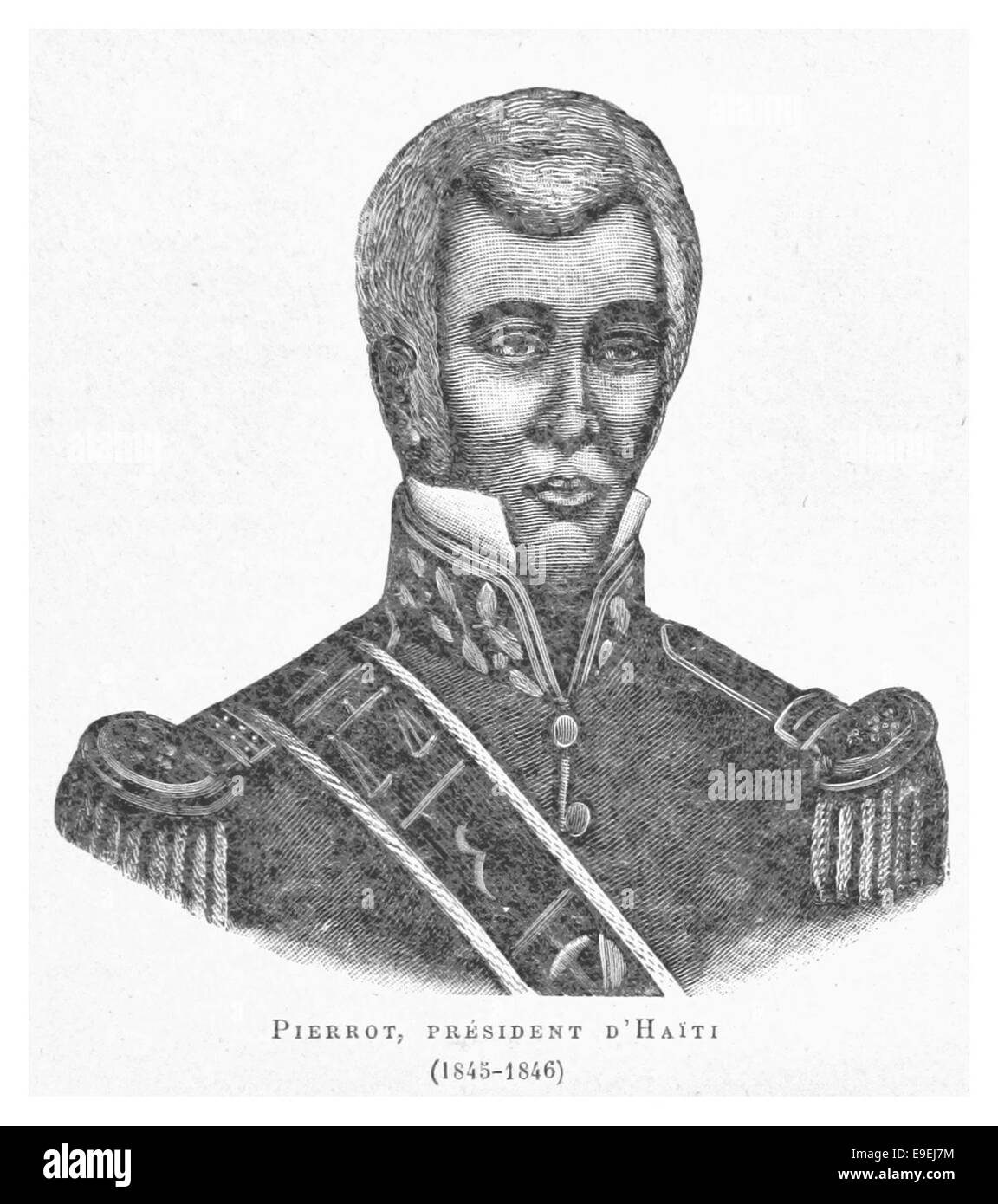 Pierrot (Präsident d'Haiti 1845-1846) Stockfoto